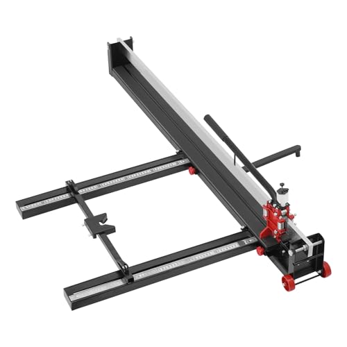 Cortador manual de azulejos de 120 cm con rueda de corte YG96 de acero de tungsteno, herramienta para azulejos con base de esponja gruesa, máquina de corte manual de azulejos con regla de precisión