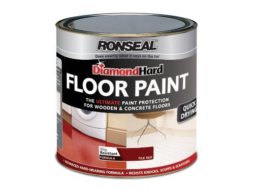 Ronseal DHFPTR25L 2.5L Diamond Hard Floor Paint - Tile Red by Ronseal