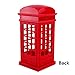 Vintage Telephone Booth Designed USB Charging LED Night Lamp Retro Classic Booth Rechargeable LED , Night Light Touch Sensor for Home Decoration