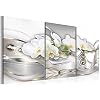 Ingelijste orchideeë-schilderij – 3 stuks klaar om op te hangen Nordic canvas poster muurkunst decoratief voor woonkamer…