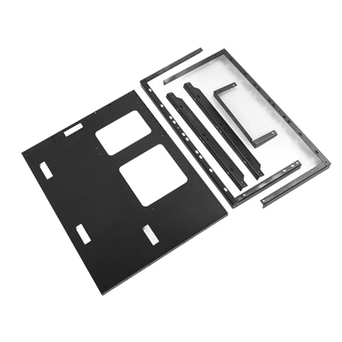 Gabinete Open Chassis ATX, Case Rack para PC Gaming DIY, compatible con placas EATX, ATX, MATX, ITX, refrigeración líquida 360, 4 bahías para disco duro, apilable para diferentes escenarios miniatura 7