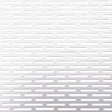 Alberts 466817 Lamiera forata, fessura, alluminio, anodizzato argento, 200 x 1000 x 0,8 mm