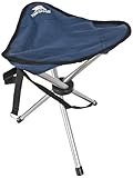 Trespass Tripod Silla de Camping, Unisex Adulto, Azul (BLU), 41x31 cm