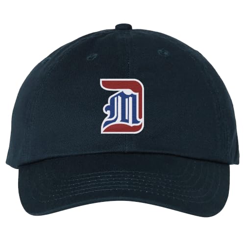 Underground Printing HT508 - Detroit Mercy Titans Primary Logo EMB Dad Hat - One Size - Navy
