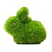 Produktbild LIOOBO Osterhase Statuen Künstlich Grünes Moos Kaninchen Hause Garten Aquarium Dekoration