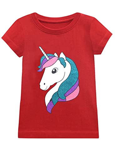 Image of A.T.U.N. (ALL THINGS UBER NICE) Girls Printed Round Neck Short Sleeve Regular T-Shirt