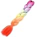 Produktbild Silike Haarverlängerung, 61 cm (24 Zoll), , Rainbow 2
