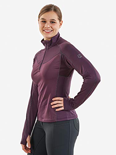 T-shirt plum à manches longues Melani Tech : fini les hauts inconfortables