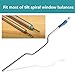 Window Tension Tool For Tilt Spiral Balance H 3787, Engage the Balance and Insert Into the Proper Window Shoe, Pack of 1, Silver, 2 Year Warranty