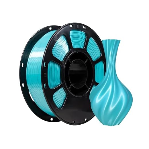 ⚡ iBOSS 3D Printer Silk Filament, Shiny Silk PLA+ Filament 1.75mm, Smooth Silky Surface PLA Plus, Great Easy to Print for 3D Printers, Dimensional Accuracy +/- 0.02mm, Silk Pearl Blue 1KG