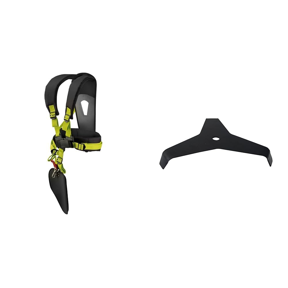 Lame 3 dents débroussailleuse Greenstar 300 mm avec harnais Ryobi RAC138