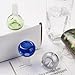2Pcs 14mm 𝒃𝒐𝒘𝒍 Heat-Resistant Borosilicate Glass, Glass Tube, Mini Bowl Piece with Handle for Tobacco Pipe Replacement