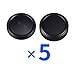 JJC 5-Pack Rear Lens Cap Cover for Fujifilm X Mount Lenses, Lens Dust Cap for Fujifilm Fuji X-M5 X-T5 X-T4 X-3 X-T50 X-T30 II X-T30 X-T20 X-PRO3 X-PRO2 X-S20 X-S10 X-E4 X-E3 X-T200 X-T100 Kit Lenses