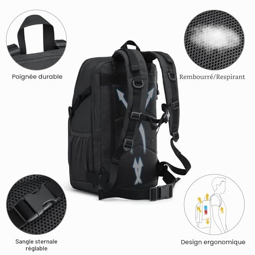 Sac à dos pour activités de plein air et camping en forêt 35L - 3
