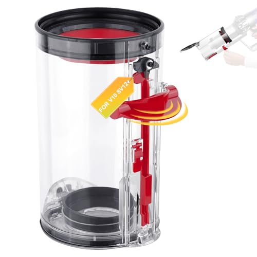 AFDD Dust Bin Replacement Compatible with Dyson V10 SV12 Vacuum Cleaner Canister, Large Bin for Dyson V10 Absolute Animal Vacuum Cleaner Part No. 969509-01 by AFDD - Used condition - CA$21.31