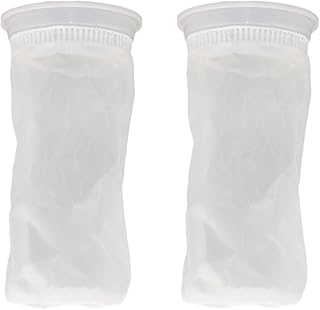 2 Pack IBC Water Tote Lid Filter Nylon Filter Screen Rainwater Barrel Leaf Catcher for Water Tank Cover Washable White