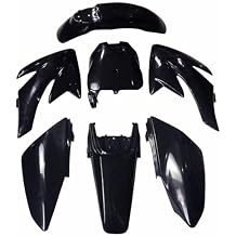 CRF70 XR70 Plastics Kit Black Fairing Body Parts for 70cc Pit Dirt Bike