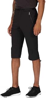 Regatta Mens Xert Str CapriIII Active Stretch Capri Shorts Black