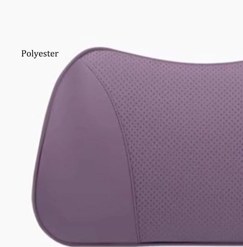 Car Backrest Seat Lumbar Support Pad Breathable Polyester Office Pillow