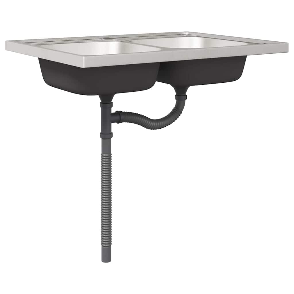 vidaXL Mueble de Cocina Kalmar 80 x 46 x 81,5 cm Madera de ingeniería, Gabinete Rectangular Moderno, Mueble Resistente para el Comedor, Madera de ingeniería, Organizador Interior