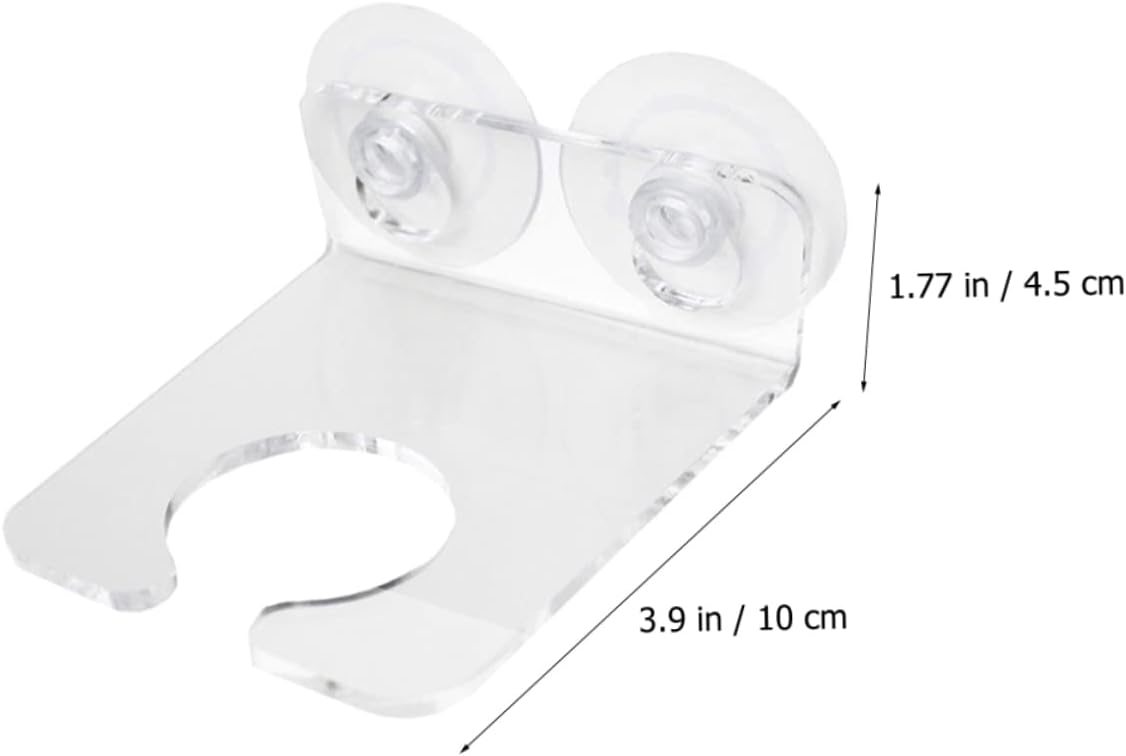 Transparent Bathtub Wine Cup Holder Single Cup Shower Drink Rack with Strong Suction for Wine Bathroom Easy Installation and Sturdy Design for Soaking Tub