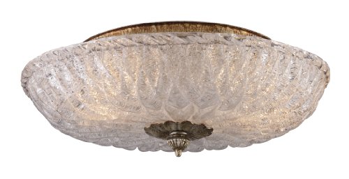 One-Day Sale: Up to 70% Off Elk 1513/2 Providence 2-Light Antique Silver Leaf with Textured Glass Flush Mount, 15W X 15D X 5H One-Day Sale: Up to 70% Off Elk 1513/2 Providence 2-Light Antique Silver Leaf with Textured Glass Flush Mount, 15W X 15D X 5H