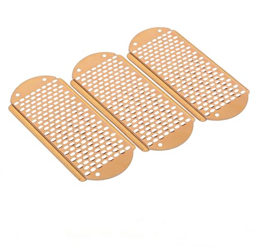 3pcs Foot File Replacement Blades, Stainless Steel File Callus Tool Corn Remover Skin Remover Foot File Tool Feet Shaver Dead Skin Convenient Foot Scraper (Gold)