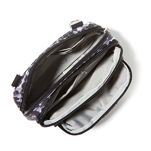 Baggallini Womens Triple Zip Bagg, Grey Wild Cheetah4