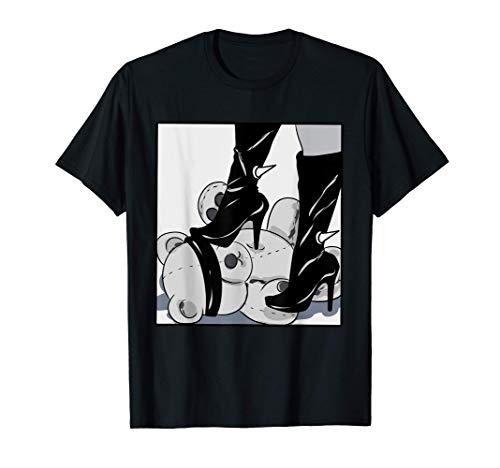 Bdsm Teddy Femme Talons Hauts | Coquine kinky T-Shirt Cover