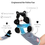 Wearable Cat Toy Wrestling Glove Puppet – Interactive Hand Mitt with Durable Protective Sleeve and Catnip - Play & Enrichment - Image 4