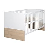 Regulable a tres alturas Roba-Kids Gabriella - Cuna transformable en cama infantil, unisex