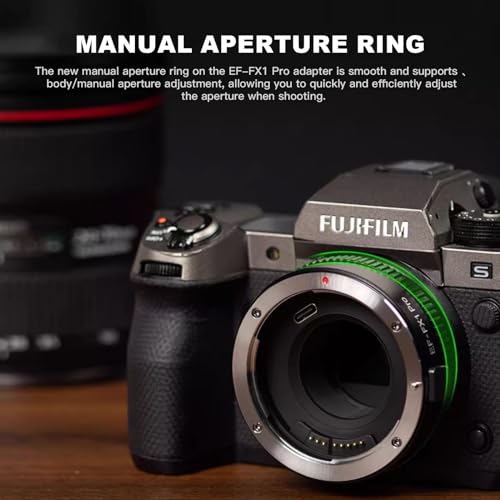 VILTROX EF-FX1 Pro Adapter Lens Electronic Auto Focus EF-FX Adapter AF Converter for Canon EF/EF-S Lens to Fuji X Mount X-H1 X-T5 X-T4 X-T3 X-T30 X-T100 X-E3 X-S10 X-E4 - Image 4