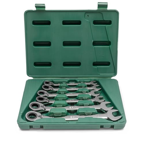 SATA ST09080SJ 6 Pieces Metric Reversible Ratcheting Wrench/Spanner Set - Image 4