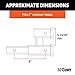 CURT 45792 Dual Receiver Trailer Hitch Ball Mount, 2-Inch, 3,500 lbs
