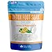 Detox Foot Soak 32 Ounces Epsom Salt with Lemon and Peppermint Essential Oils Plus Vitamin C Made with All Natural Ingredients also Includes Lavender and Frankincense Essential Oil