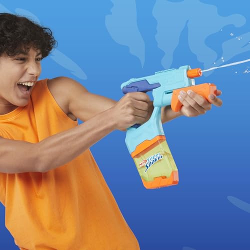 Nerf Super Soaker Dunk-Fill Wasserblaster 2er-Pack, einfaches und schnelles Befüllen des 300 ml-Tanks, Wasserspielzeug für spannende Schlachten im Doppelpack, Outdoorspiel für Kinder ab 6 Jahren
