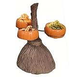 Genérico Tazón de dulces de Halloween | Cuenco de resina para aperitivos de calabaza | Plato para servir aperitivos, ensaladas, postres, suministros para fiestas de Halloween, decoración del hogar