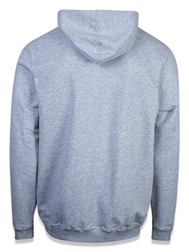 MOLETOM CANGURU FECHADO NBA LAKERS 90S CONTINUES RIB MESCLA CINZA New Era