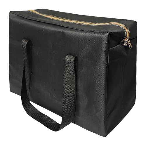 SEABABOO Borsa Di Stoccaggio Di Oxford 600D 35L 50X20X36CM Piccolo Borsa Di Stoccaggio Vestito Robusto Sacchetto Di Immagazzinaggio per Coperta Vestiti O Tappetini Da Picnic (Nero, 35L)