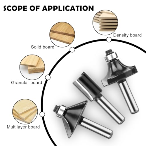 UTRUSTTO 15-Piece Router Bit Set