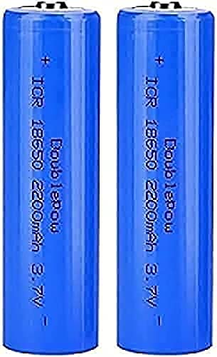 2200Mah Capacidad Total 3.7V Baterías De Botón Superior para Linterna, Timbres, Faros, Autos RC, Etc. (2 Piezas)