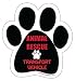 Animal Rescue Transport Vehicle, Paw Magnet