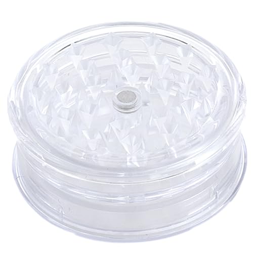 3-teiliger Premium Grinder | Material: Kunststoff | Kräutermühle für Gewürze und andere Pflanzen. (Grinder Durchsichtig) für das direkt Sichtbare Ergebnis Durchmesser Ø49mm Perfekt für die Tasche 3-teiliger Premium Grinder | Material: Kunststoff | Kräutermühle für Gewürze und andere Pflanzen. (Grinder Durchsichtig) für das direkt Sichtbare Ergebnis Durchmesser Ø49mm Perfekt für die Tasche