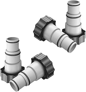 Replacement Hose Adapter Hose Filter for Intex A w/Collar Replace 1.25" and 1.5" Hoses Pool Replacement Parts,Adapter for Connection Filtration Piscine Pool Hose (4PCS)