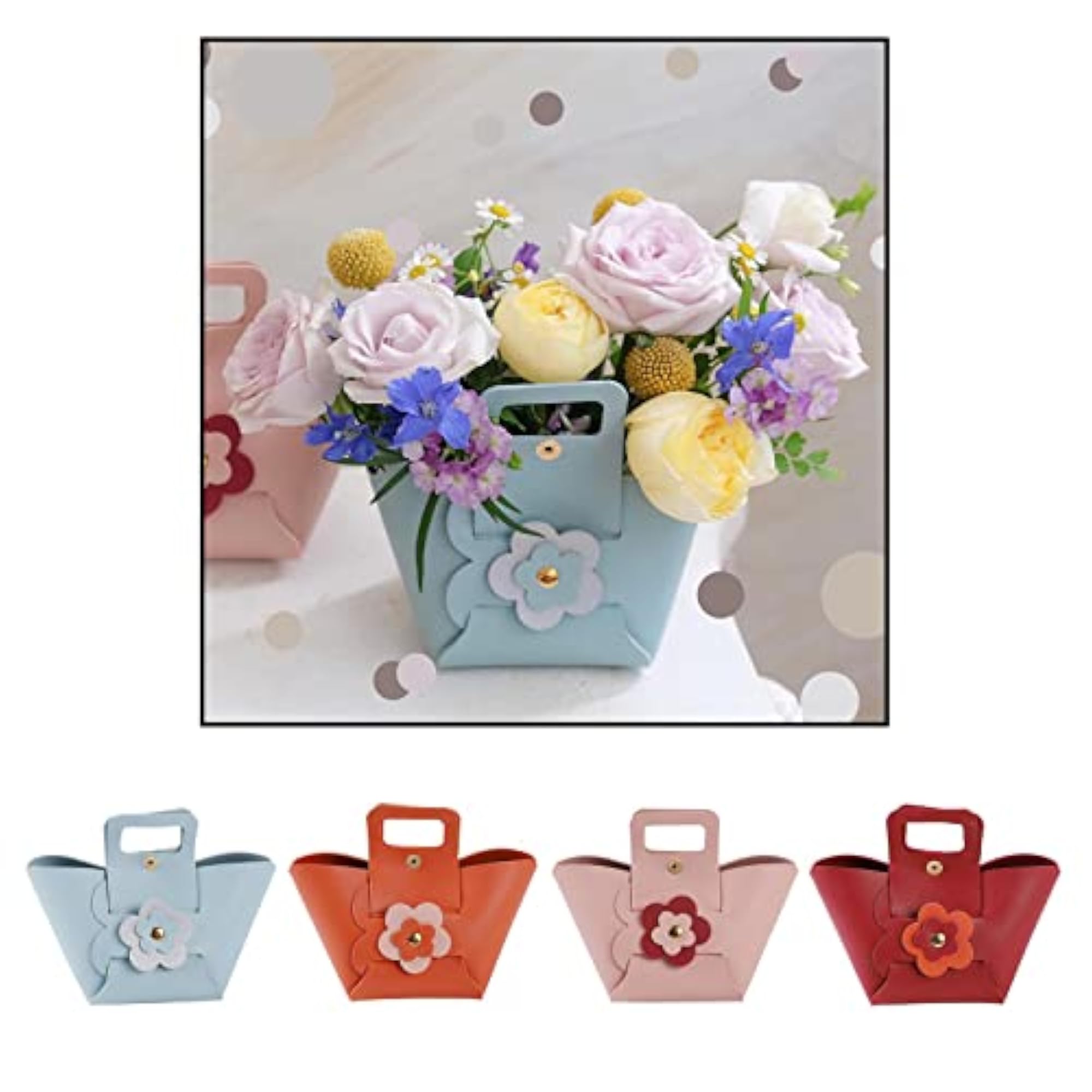 Gift Bags Handles Packaging Boxes Guests Birthday Party Blue