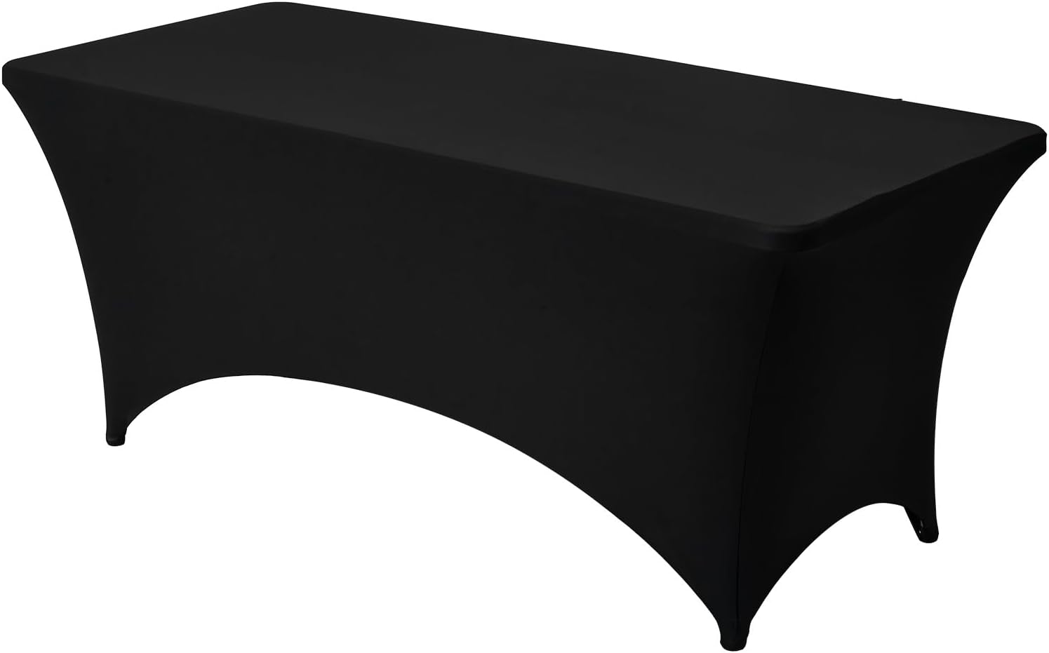 VEVOR 3 Pack Table Cloth for 6FT Rectangular Fitted Events, Wrinkle-Resistant Stretch Black Table Covers, Washable Spandex Tablecloth Protector, for Party, Wedding, Cocktail, Banquet, Festival - Image 9