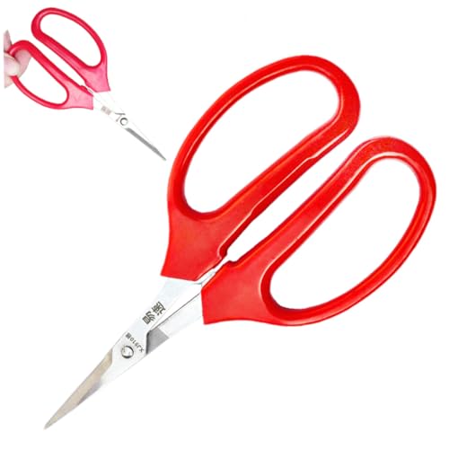 Gadpiparty Tijeras de Podar para Jardín y Flores Herramienta de Jardinería Resistente Mango Ergonómico Cómodo para Recorte de Ramas Arbustos y Bonsáis Tijeras Pequeñas para Cultivo y