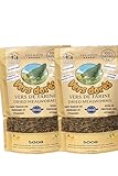 Vers de farine pour poules - 1kg de vers de farine Premium séchés 100% Naturels pour poules, oiseaux, rongeurs et poissons. Nourriture complémentaire pour apport d’énergie vitale (1kg)