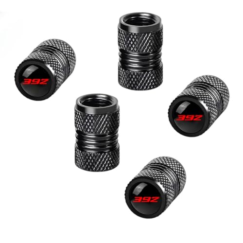 5PCS Tire Valve Stem Caps for Car Tires Rubber O-Ring Dodge