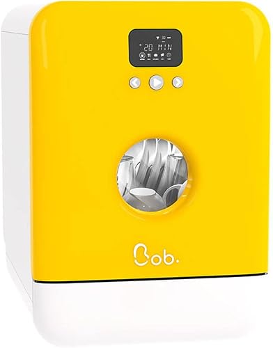 DAAN TECH Bob 2 zolta Mini lave-vaisselle portable, Jaune